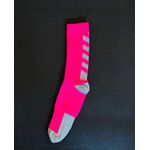 MEIA - ROSA COM CINZA 