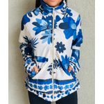 CORTA-VENTO ESTAMPADO - TONS DE AZUL 