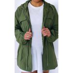 CORTA VENTO LISO - VERDE MILITAR 