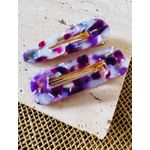PRESILHAS - KIT 2 UN. - ROXO E BRANCO 