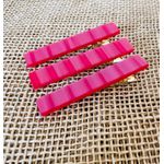 PRESILHAS - KIT 3 UN. - TONS DE VERMELHO E ROSA 
