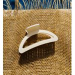 PIRANHA DE CABELO - LUA - COR OFF WHITE 