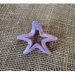 PIRANHA DE CABELO - ESTRELA - ROSÉ COM DOURADO 