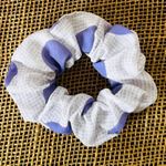 SCRUNCHIE - POÁ - TONS DE ROXO 