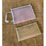 KIT DUAS NECESSAIRE - COR VERDE E TRANSPARÊNCIA 
