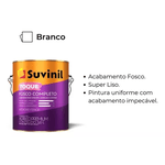 Tinta Acrílica Fosco Completo Branco Neve Suvinil 3,6L