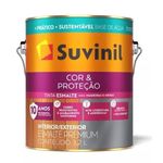 Esmalte Cor e Proteção Base Água Branco Fosco Suvinil 3,6L