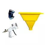 BAILÉU PISTOLA DE PROJECAO C/ CANECA DE 3,5L E TAMPA - 2 EM 1