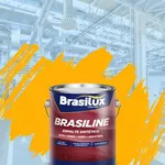 BRASILUX BRASILINE ESMALTE AMARELO OURO 3,6 LITROS