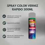 COLORGIN SPRAY AUTOMOTIVO VERNIZ RAPIDO 300ML