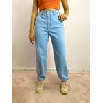 CALÇA MOM JOGGER JEANS CLARO