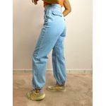CALÇA MOM JOGGER JEANS CLARO
