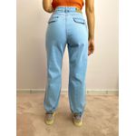 CALÇA MOM JOGGER JEANS CLARO