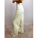 CALÇA JEANS WIDE LEG CRU