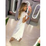 VESTIDO MIDI ENVELOPE MANGA CURTA OFF