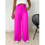CALÇA PANTALONA CREPE BOTÃO PINK