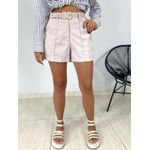 SHORT CINTO ALFAIATARIA AREIA