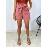 SHORT CINTO AMARRAÇÃO ROSE