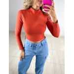 CROPPED CANELADO MAJU TERRA COTA