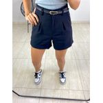 SHORT CINTO CÓS PRETO