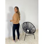 MAXI MOLETOM CORAÇÃO VAZADO NUDE