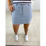 SHORT SAIA ELASTANO CINZA