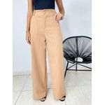 CALÇA PANTALONA RISCA DE GIZ NUDE
