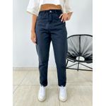 CALÇA JEANS MOM PRETO