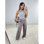 CALÇA PANTALONA VISCOLINHO CINZA