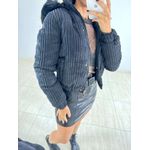 PUFFER COTELE PRETO