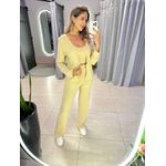 CONJUNTO 3 PEÇAS LUREX DOURADO