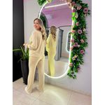 CONJUNTO 3 PEÇAS LUREX DOURADO