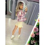 SHORT SAIA ALFAIATARIA FENDINHA NUDE