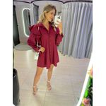VESTIDO CURTO NOEMI MARSALA