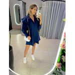 VESTIDO CURTO NOEMI AZUL MARINHO