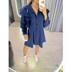 VESTIDO CURTO NOEMI AZUL MARINHO