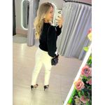 CALÇA MOM ELASTANO CRU