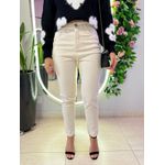 CALÇA MOM ELASTANO CRU
