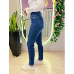 CALÇA JEANS SKINNY DESFIADO JEANS ESCURO