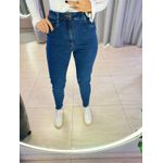 CALÇA JEANS SKINNY DESFIADO JEANS ESCURO