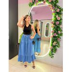 CROPPED TRICOT GOLA V PRETO