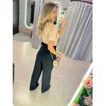 CALÇA PANTALONA CINTO PRETO