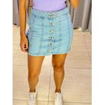 SAIA JEANS BOTÕES JEANS CLARO