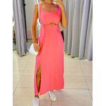 VESTIDO MIDI PAOLA ROSA
