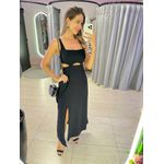VESTIDO MIDI PAOLA PRETO