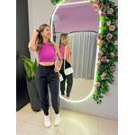 CROPPED MALHA GELADA FUCSIA