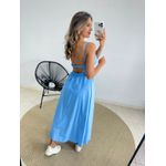 VESTIDO MIDI KARLA AZUL