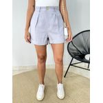 SHORT ALFAIATARIA LIA CINZA