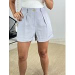 SHORT ALFAIATARIA LIA CINZA