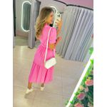 VESTIDO MIDI FELICIA POA ROSA